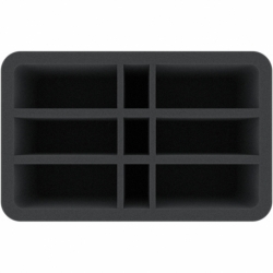 HSBI120BO 120 mm Half-Size foam tray with 9 compartments