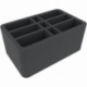 HSBI120BO 120 mm Half-Size foam tray with 9 compartments