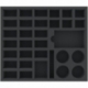 BGMENV045BO 350 mm x 300 mm x 45 mm foam tray for board games - 32 compartments