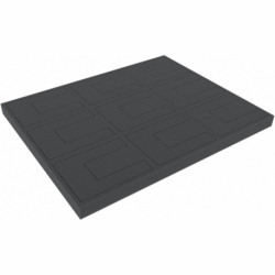 FSMEWR020 20 mm Full-Size foam tray with 10 punch-outs
