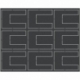 FSMEWR020 20 mm Full-Size foam tray with 10 punch-outs