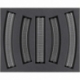 FSMFCQ050BO Feldherr foam tray for Märklin Start Up - Curved C Track