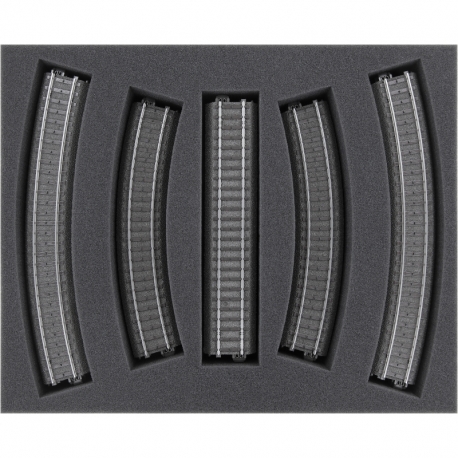 FSMFCQ050BO Feldherr foam tray for Märklin Start Up - Curved C Track