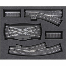 FSMFCR035BO Feldherr foam tray for Märklin Start Up - C Track Turnouts + Switch