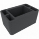 HSMEVE130BO 130 mm Half-Size foam tray with 5 compartments