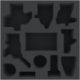 BXMEBE075BO 75 mm foam tray with 11 compartments for Rising Sun - big Monsters