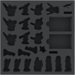 BXMEBF045BO 45 mm foam tray with 24 compartments for Rising Sun - Turtle- and Dragonfly-Clan
