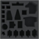 BXMEBJ080BO 80 mm foam tray with 20compartments for Rising Sun: Daimyo Box - Monsters