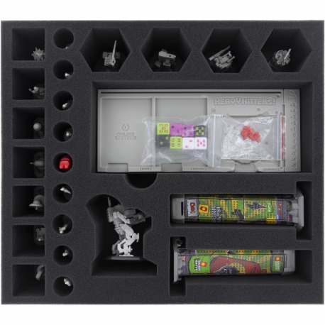 BZMEEV foam tray for the Heavy Hitters Kickstarter Stretch Goal and Extra Buy Content