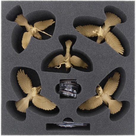 AFMEAB065BO 65 mm foam tray for Mice and Mystics - Tail Feathers