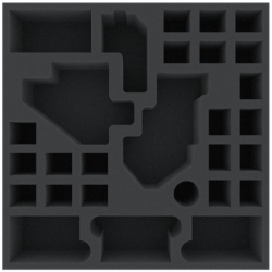 AGFD065BO 295 mm x 295 mm x 65 mm foam tray for board game boxes