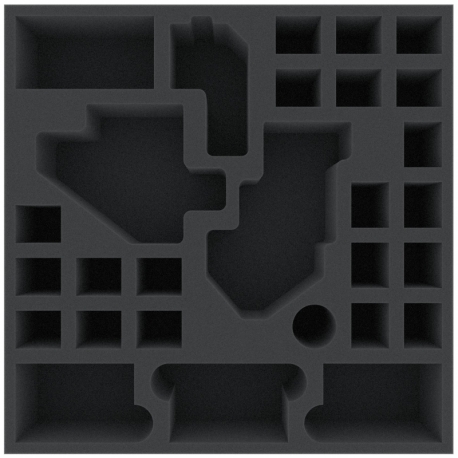 AGFD065BO 295 mm x 295 mm x 65 mm foam tray for board game boxes
