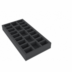 AUFF035B0 295 mm x 147,5 mm x 35 mm foam tray for board game boxes