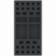 AUGN025BO 295 mm x 147,5 mm x 25 mm foam tray for board game boxes