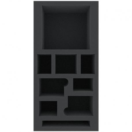 AUGM080BO 295 mm x 147,5 mm x 80 mm foam tray for board game boxes