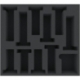 BZMEDC080BO Heavy Hitters foam tray - 11 compartments - buildings