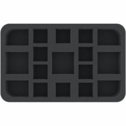 HSMEDM050BO foam tray with 17 compartments