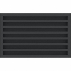 DSMEYK035BO 35 mm Double-Size foam tray with 7 compartments