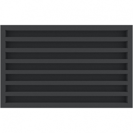DSMEYK035BO 35 mm Double-Size foam tray with 7 compartments