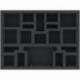 BJMEZC050BO 293 mm x 219 mm x 50 mm foam tray for board games with 17 compartments