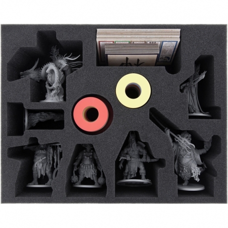 FSMECU075BO 75 mm foam tray with 10 compartments for Rising Sun - big miniatures
