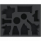 FSMECU075BO 75 mm foam tray with 10 compartments for Rising Sun - big miniatures