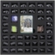AWMEEB055BO 55 mm foam tray for Cry Havoc board game box - 44 compartments