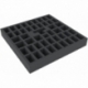 AFMEEW040BO foam tray for board games - 48 compartments