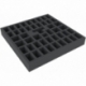 AFMEEW040BO bandeja de espuma para juegos de mesa - 48 compartimentos