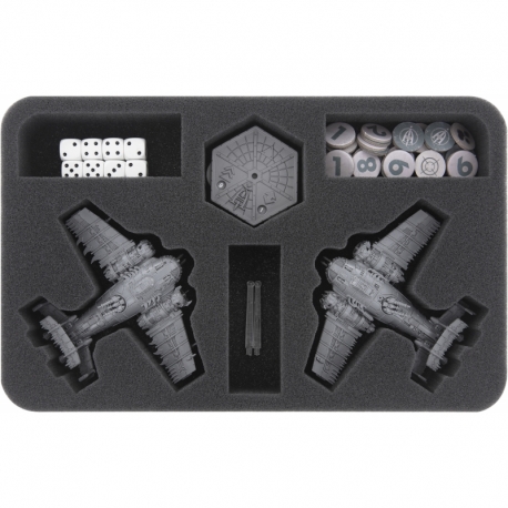 HSMESR040BO Feldherr foam tray for Aeronautica Imperialis: Ork Air Waaagh! - Eavy Bommers