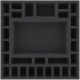AGFC055BO 295 mm x 295 mm x 55 mm foam tray for board game boxes