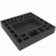 AGFC055BO 295 mm x 295 mm x 55 mm foam tray for board game boxes