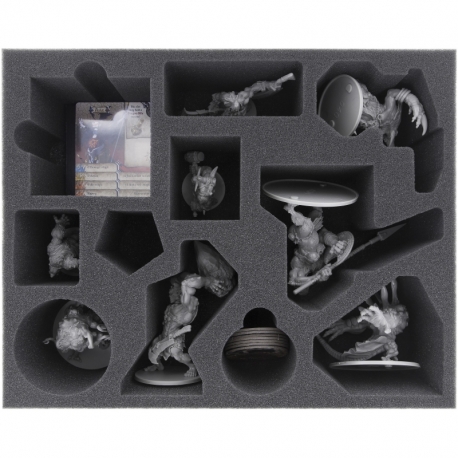 FSLF085BO 85 mm full-size foam tray for Massive Darkness Monsters