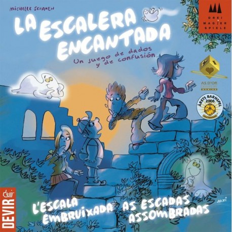 Encantada Ladder board game in which you have to be the fastest to reach the end. Box content