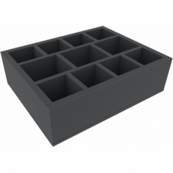 FSMEPS100BO 100 mm Full-Size foam tray with 11 compartments