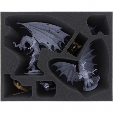 FSMEEC110BO foam tray for Zombicide: Green Horde - Necromantic + Feral Dragon