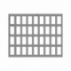 FS070BO 70 mm Full-Size foam tray with 36 compartments