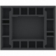 FSMEQV050BO 50 mm Full-Size foam tray with 17 compartments