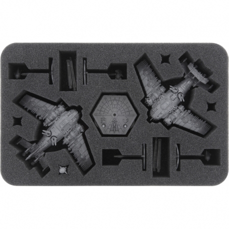 HSMEUF040BO Feldherr foam tray for Aeronautica Imperialis: Ork Air Waaagh! - Grot Bommers