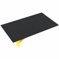 550 mm x 350 mm x 5 mm PE rigid foam sheet / polyethylene foam mat - self-adhesive