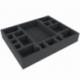 FSFG055BO 55 mm full-size foam tray with 16 slots and free inlay