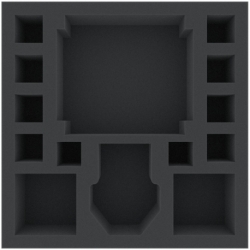 AWFP060BO 60 mm foam tray for Ghostbusters board game box with 14 compartments