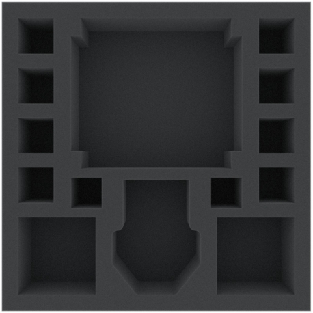 AWFP060BO 60 mm foam tray for Ghostbusters board game box with 14 compartments