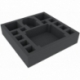AWFP060BO 60 mm foam tray for Ghostbusters board game box with 14 compartments