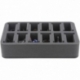 HSDT060BO 60 mm Half-Size foam tray with 12 compartments