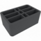 HSBI110BO 110 mm Half-Size foam tray with 9 compartments