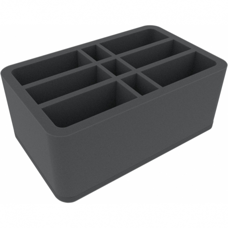 HSBI110BO 110 mm Half-Size foam tray with 9 compartments