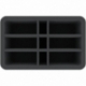 HSBI110BO 110 mm Half-Size foam tray with 9 compartments