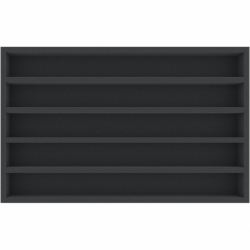 DSMELQ050BO 50 mm Double-Size foam tray with 5 compartments