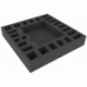 BHKW055BO 55 mm foam tray with 25 compartments for Massive Darkness - Dashboards
